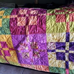 Handmade quilt. Large